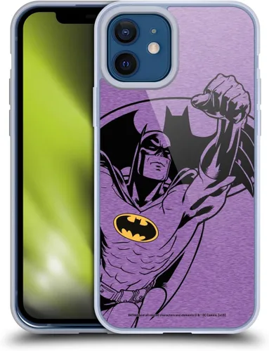 Miniatura 77 de Head Case Designs Funda de gel con licencia oficial de Batman DC Comics Bat Signal Logos [protección de grado militar] compatible con Apple iPhone 7