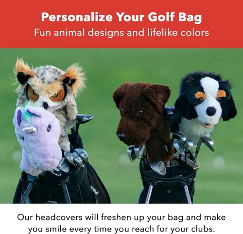 Miniatura 4 de Daphne's Headcovers Gopher Funda para Driver Divertida Funda para Palos de Golf Protección Elegante para Funda de Palo para Hombres y Mujeres