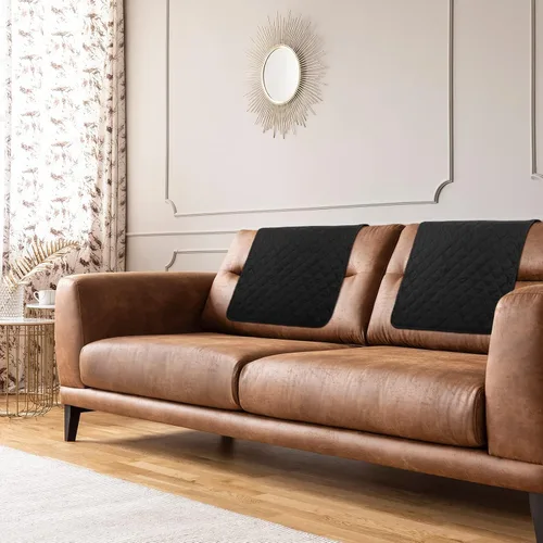 Miniatura 6 de Moukeren Protector de reposacabezas reclinable, 3 piezas, para silla reclinable, fundas de sofá, silla, protector de cabeza para muebles de sofá