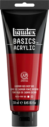 Miniatura 20 de Liquitex BASICS Pintura Acrílica, Botella de 400ml (13.5 oz), Blanco Titanio Titanio Blanco