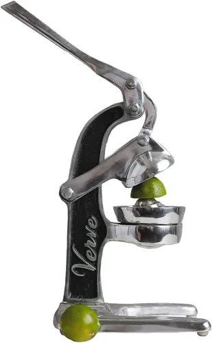 Exprimidor Manual de Prensa de Mano de Aluminio Fundido Artesanal de Grado Profesional para Jugo Recién Exprimido de Naranja, Limón, Lima, Toronja y