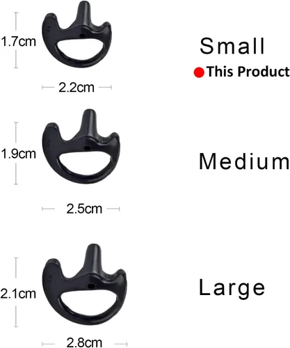 Miniatura 2 de Earmold - Tapón de oído de silicona de repuesto para Motorola Kenwood de dos vías para Motorola Kenwood, radio bidireccional, kit de audio de tubo