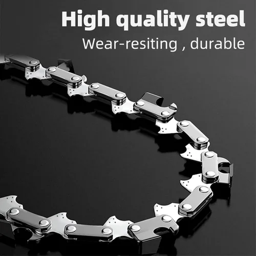 Miniatura 2 de Paquete de 2 cadenas de motosierra de 16 pulgadas, 56 eslabones de transmisión de calibre de 0.050 pulgadas, paso de 3/8 pulgadas, cadena