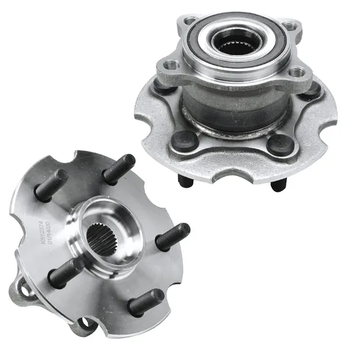 Miniatura 39 de Detroit Axle - 2 Cubos de Cojinetes de Rueda Delantera para Dodge Ram 1500 2009-2011, Conjunto de Cojinetes de Rueda y Cubos 2010, Par de Cubos
