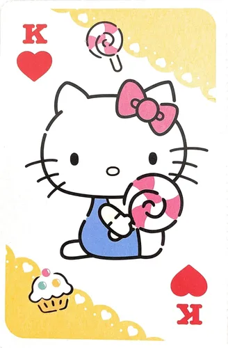 Miniatura 4 de Cartas de juego de personajes Sanrio Hello Kitty, Little Twin Stars, My Melody, Cinnamoroll, Pompompurin, Pochacco 3.5 x 2.4 x 0.7 pulgadas