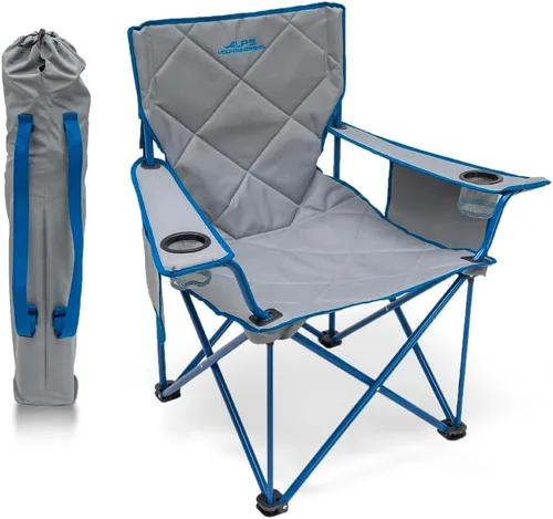 Miniatura 11 de ALPS Mountaineering King Kong - Sillas de camping para adultos con portavasos de malla y bolsillos, construidas duraderas y fiables con marco