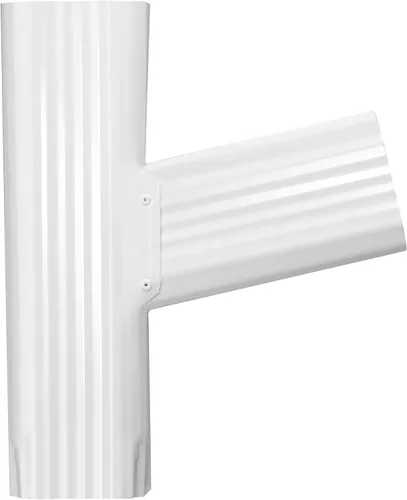 Miniatura 7 de VYH Canal Downspout Y Conector 2x3 Estándar Izquierdo Alto Brillo Blanco