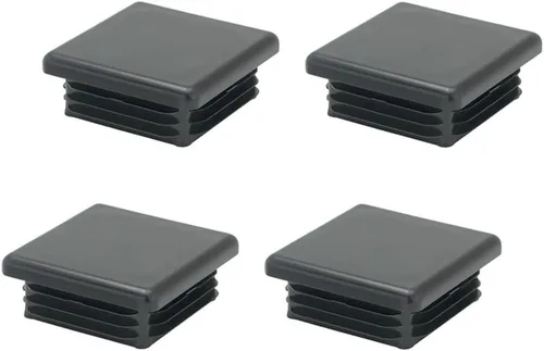 Miniatura 11 de Tapones cuadrados de plástico de 0.75 pulgadas (0.748 in) para poste de tubo cuadrado (paquete de 4)