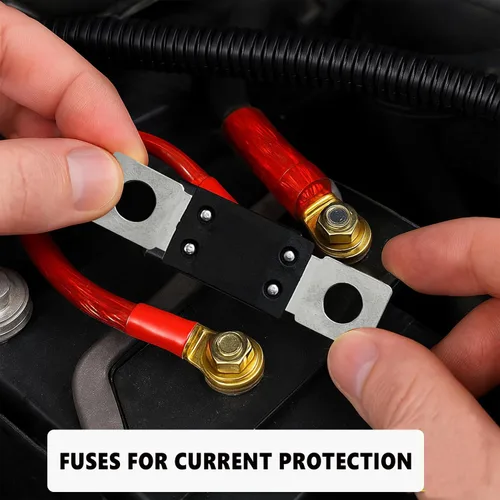 Miniatura 6 de MEGA AMG Fusibles de Alta Corriente 3Pcs, 125Amp Montaje por Perno de Alta Protección para Vehículos de Coche, Camiones, Autobuses, Caravanas (125A)