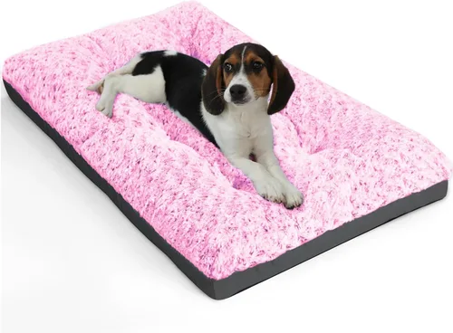 Miniatura 7 de POCBLUE Cama Extra Grande para Perro, Alfombrilla de Felpa XXL Lavable para Jaula/Cages, Cama Antideslizante para Mascotas para Uso