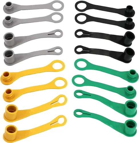 Paquete de 16 conectores hidráulicos para puerto de acoplador antipolvo, kit de cubierta protectora para John Deere X465 X485 X495 X575 X595 X940