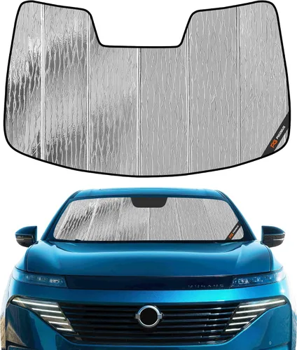 Miniatura 8 de Pigenius Parasol para parabrisas Nissan Murano 2015-2018, acabado plateado metálico