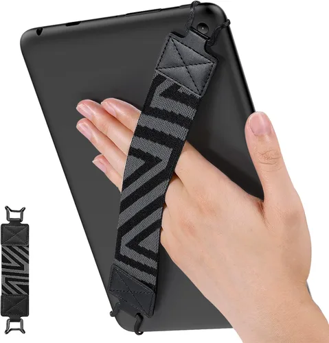 Miniatura 12 de MoKo Correa de mano de seguridad para tablet de 9 a 11 pulgadas, iPad/IP-ad Pro/iPad Air/Kindle Fire HD/Samsung, correa de mano versátil de alta