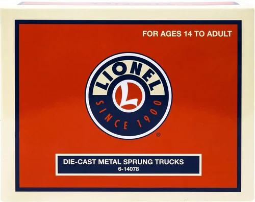 Miniatura 3 de Lionel O Gauge Die Cast Metal Sprung Trucks Paquete de 2 piezas de tren modelo Accesorio