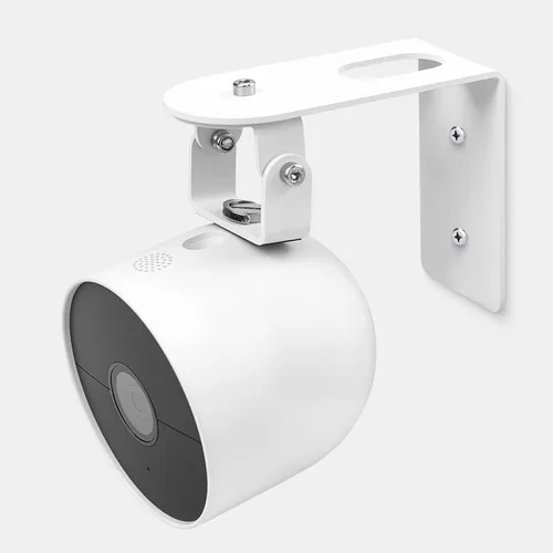 Soporte de cámara Nest compatible con Google Nest Cam para exteriores o interiores, batería - 2ª generación, 360 Vista anti-caída soporte de pared