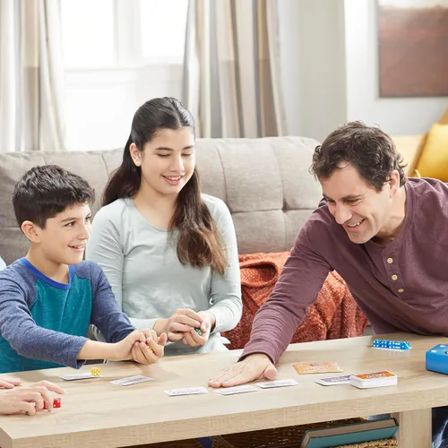 Miniatura 6 de Hasbro Gaming Yahtzee Frenzy Juego de dados y cartas, juego de dados de ritmo rápido, juegos de cartas para familias y niños, juegos familiares