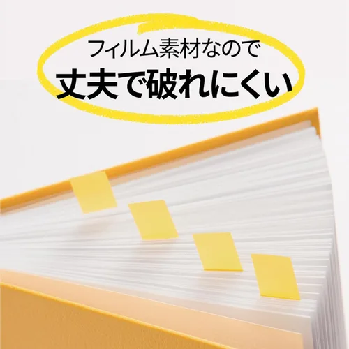 Miniatura 3 de Post-it 6832NE - Notas adhesivas de película, cabeceras, transparentes, 1.732 x 0.394 in, 20 hojas, 6 colores, 20 almohadillas