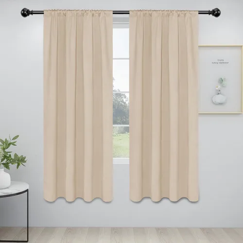 Miniatura 74 de Easy-Going - Cortinas opacas con bolsillo para varilla para el dormitorio, cortinas para ventanas que oscurecen la habitación o la sala de estar