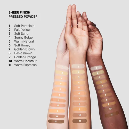 Miniatura 6 de Bobbi Brown Polvo prensado Sheer Finish Polvo fijador matificante absorbente de aceite para control de brillo durante todo el día Incluye soplo