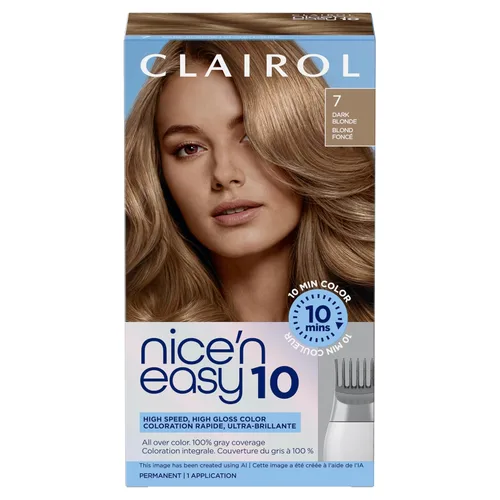 Miniatura 18 de Clairol Nice'N Easy 10 - Tinte permanente para el cabello, color rubio 10 más claro, cobertura del 100 % de las canas, color de cobertura completa