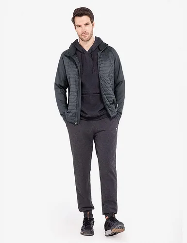 Miniatura 7 de BALEAF Men's Running Jacket Lightweight Thumble Hole Warm Up Puffer Jacket Hybrid Thermal Coat Insulated Hiking Golf
