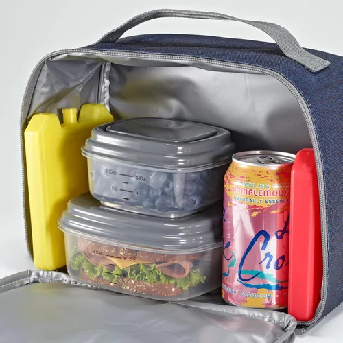 Miniatura 7 de Cool Coolers de Fit + Fresh, paquete de 5 bloques de hielo para los días de la semana, paquetes de hielo compactos reutilizables para loncheras