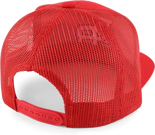 Miniatura 3 de Trendy Apparel Shop Gorra de camionero bordada en 3D con bandera de Puerto Rico