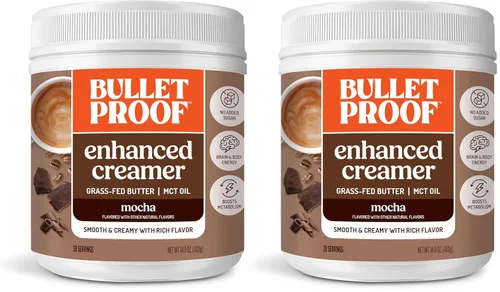 Miniatura 11 de Bulletproof Crema original, 29.6 onzas, crema de café Keto con aceite MCT y mantequilla alimentada con pasto, oferta de valor, el embalaje puede