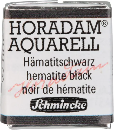 Miniatura 128 de Schmincke - HORADAM® AQUARELL - acuarelas de los mejores artistas, 786 Antracita, 14 786 044, 1/2 sartén