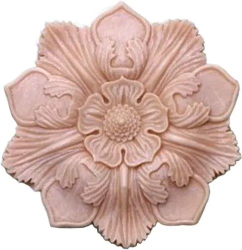 Miniatura 11 de Molde de silicona para bombas de baño, molde para hacer jabón, hecho a mano, manualidades, cera de resina, yeso, arcilla, corazón de flores (14324)