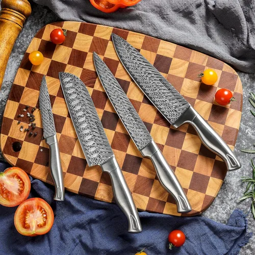 Miniatura 4 de Astercook Juego de Cuchillos, Juego de Cuchillos de Cocina de 15 Piezas con Bloque, Afilador de Cuchillos Integrado, Juego de Bloque de Cuchillos
