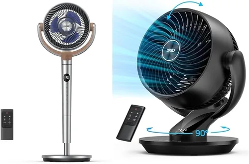Miniatura 8 de Dreo Ventilador de pie con control remoto, ventilador de torre con control remoto, ventiladores oscilantes para dormitorio y hogar