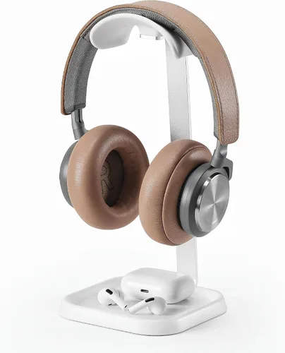 Miniatura 8 de Soporte para auriculares, soporte curvo para auriculares con bandeja de almacenamiento, soporte de auriculares para juegos para AirPods Max, AirPods