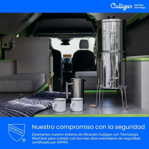 Miniatura 9 de Culligan MaxClear - Sistema de filtro de agua por gravedad de 2.25 galones, elimina microplásticos, PFAS y plomo, certificado NSF/ANSI, filtro