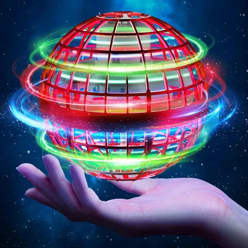Juguetes de bola de orbe volador 2025, Boomerang Spinner de bola voladora controlada a mano para niños, adolescentes, niños y niñas, mini dron que