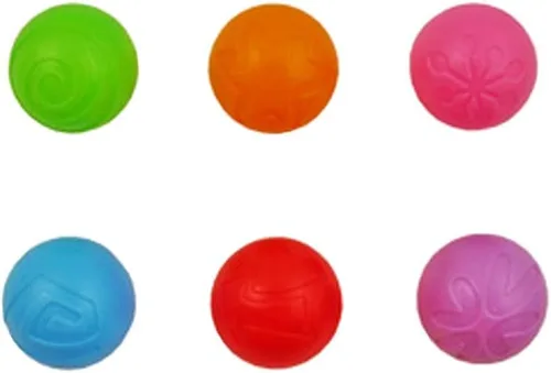 Piezas de repuesto para Fisher-Price Go Baby Go Poppity Pop Musical Dino - W1392 ~ Bolas de repuesto - Juego de 6
