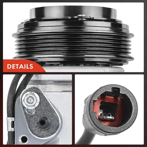 Miniatura 8 de A-Premium Compresor de aire acondicionado con embrague compatible con Suzuki Aerio 2.0L 2.3L 2002-2007