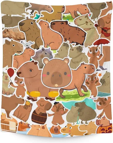 Miniatura 7 de Mantas temáticas de animales para niños, tamaño regazo de 30 x 40 pulgadas, manta de felpa suave y peluda para regalo, mantas negras para cama, sofá