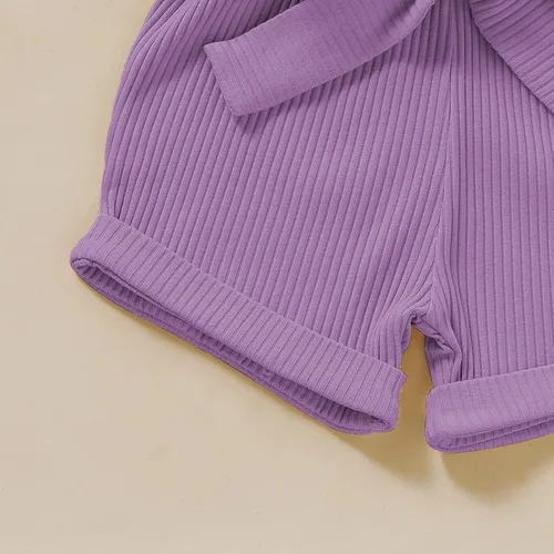 Miniatura 6 de Ropa de niña para bebé, ropa sin mangas, lindo halter mameluco de una sola pieza, conjunto de ropa de verano 1-5T