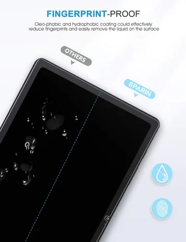 Miniatura 6 de SPARIN Paquete de 3 protectores de pantalla para Samsung Galaxy Tab A7 2020 de 10.4 pulgadas (SM-T500/SM-T503/SM-T505/SM-T507), vidrio templado 9H