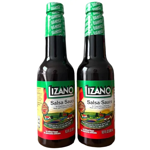 DESPENSA COLOMBIANA Paquete de Salsa de Vegetales y Especias (19 onzas en total) – Incluye 2 Botellas de Salsa Lizano Costa Rica – Salsa Lizano –