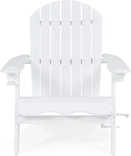 Miniatura 14 de Christopher Knight Home Christine - Silla plegable Adirondack de madera de acacia para exteriores, color gris oscuro
