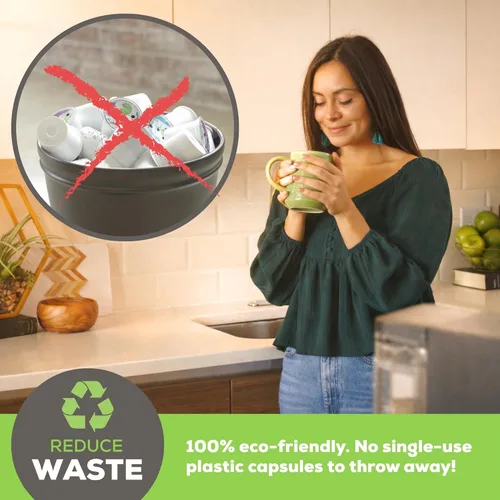 Miniatura 4 de Perfect Pod 1-Stream Cafe Save - Filtros de café reutilizables para cápsulas K Cup – Cápsulas de café recargables con filtro de malla integrado