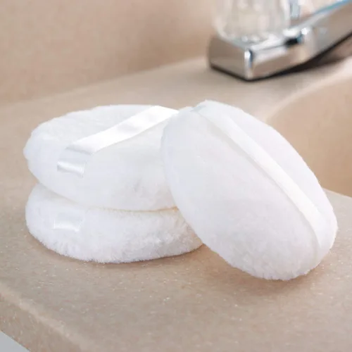 Miniatura 2 de Joly Soplo de polvo suelto grande, 4.3 '' XXL Body Puff con cinta (10PCS) Blanco