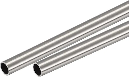 Miniatura 10 de uxcell Tubo redondo de acero inoxidable 304 0.512 in OD 0.020 in espesor de pared 9.843 in longitud 2 piezas