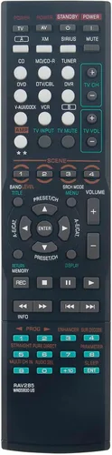 Miniatura 2 de RAV285 WN05830US - Control remoto de repuesto para receptor AV Yamaha Sistema de cine en casa HTR-6160 RX-V663 HTR6160 RXV663 RXV663BL RX-V663