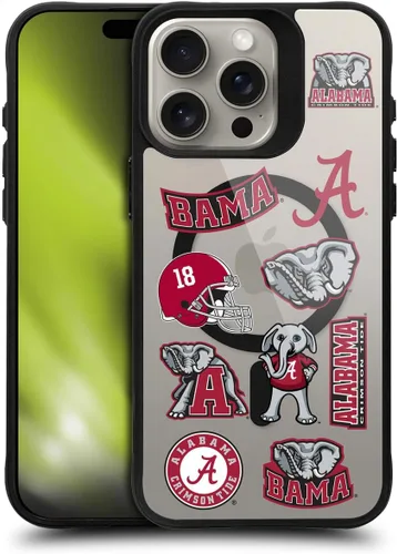 Miniatura 288 de Head Case Designs Funda de gel suave con licencia oficial de la Universidad de Alabama UA Collage compatible con Apple iPhone 13 Pro Max
