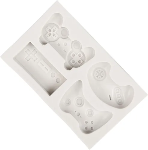 Miniatura 4 de Controlador de juego Molde de fondant para videojuegos, Gamepad de silicona, chocolate, caramelo, para juego, fiesta, decoración de pasteles