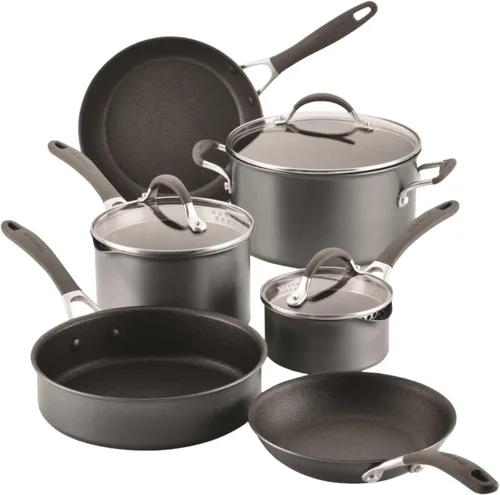 Miniatura 22 de Circulon Serie A1 con juego de sartenes antiadherentes de inducción ScratchDefense, juego de 6 sartenes de cocina, utensilios de cocina