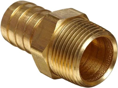 Miniatura 5 de Conector de manguera Anderson, metales de latón, Barb x NPT macho, 1